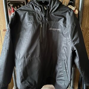 Snap-on Black Men's Jacket